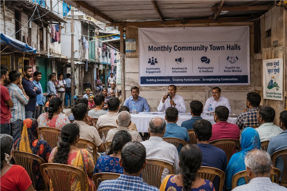 Monthly community town halls